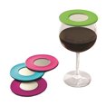 thumbnail image 1 of Fundas para copas de vino, silicona ventilada, paquete de 4, 1 of 7
