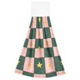 thumbnail image 7 of Yayeee Kitchen Hanging Hand Towels Set of 2 with Loop Bathroom Absorbent Tie Towel, Pink Abstract, 7 of 7
