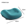 thumbnail image 2 of Comfy Camping Pillow, Inflatable Pillow for Camping, Small Pillow for Sleeping and Traveling - blue, 2 of 5