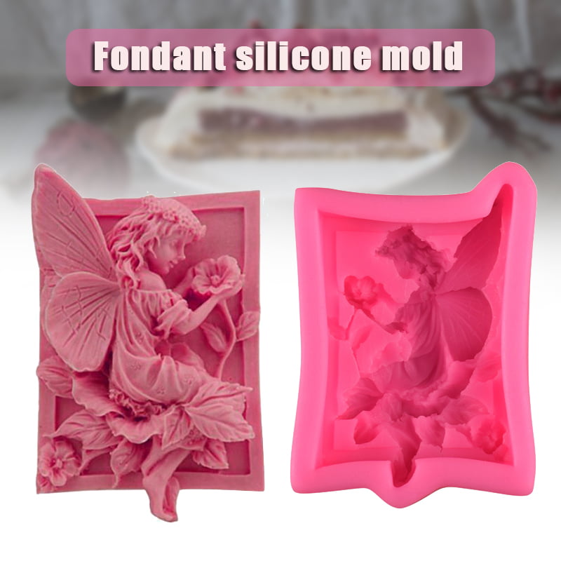 Fairytale Princess 5 Pc Mini Silicone Mold Set for Fondant Gumpaste Chocolate