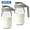 Grey, variant on WLGJL 32oz Glass Pitcher with Lid & V-shaped Pour Spout - 1 Quart Breastmilk Pitcher Double Leak Proof, Creamer Container for Sun Tea, Juice, Cold Brew Coffee, Breastmilk Storage Container(2pack)