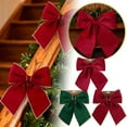 thumbnail image 5 of Festive Bow Hanging Ornament Elegant Ribbon Design Seasonal Celebration Decoration for Indoor Spaces, 5 of 5