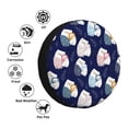 thumbnail image 3 of Bingfone Mom And Baby Owls Spare Tire Cover Weatherproof Universal Wheel Protectors for RV Camper Travel Trailer SUV Truck-14 inch, 3 of 8