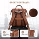 thumbnail image 5 of Mochila para portátil LOVEVOOK de piel de 15.6 pulgadas con puerto USB para mujer, 5 of 6