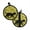Black Cat Paw Yellow, variant on ZIATUBLES 2 PCS Pot Holders Heat Resistant Hot Pads Oven Mitts Dual Function Stylish Soft Grip Machine Washable Potholders Kitchen 8 Inch Round Decor, Butterfly Hydrangea Blue Letter