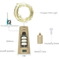 thumbnail image 5 of Wine Bottle Lights with Cork, Battery Operated 20 LED Cork Shape Silver Wire Colorful Fairy Mini String Lights(No Bottles) for DIY, Party, Decor, Christmas, Halloween,Wedding, 5 of 8