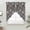 Gray, variant on Black Paisley Swag Curtains for Kitchen/Bedroom/Living Room, Ethnic Vintage Floral Botanical Abstract Scalloped Curtains 63 Inch Long, Window Swag Topper Curtains Valances 2 Panels Set 36"x63"