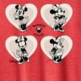 thumbnail image 3 of Disney - Mickey & Friends - Minnie Mouse Hearts You - Women's Short Sleeve Graphic T-Shirt, 3 of 5