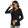 thumbnail image 3 of BLCHUNen Hoodies for Women Fleece Pullover Loose 1/4 Zip Sweatshirts with Pocket Fall Winter Warm Long Sleeve Tops, 3 of 6