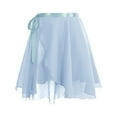 thumbnail image 3 of APEXFWDT Girls Women Ballet Skirt Dance Wrap Skirt Sheer Chiffon Dance Over Scarf for Leotards, 3 of 4