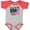 Heather and Red, variant on Inktastic Our Family Fights Together Breast Cancer Awareness Boys or Girls Baby Bodysuit