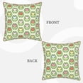 thumbnail image 3 of KLL Cute Chubby Frog Decorative Throw Pillow Covers Velvet Soft for Couch Sofa Bedroom Living Room Outdoor - 20"x20", 3 of 8