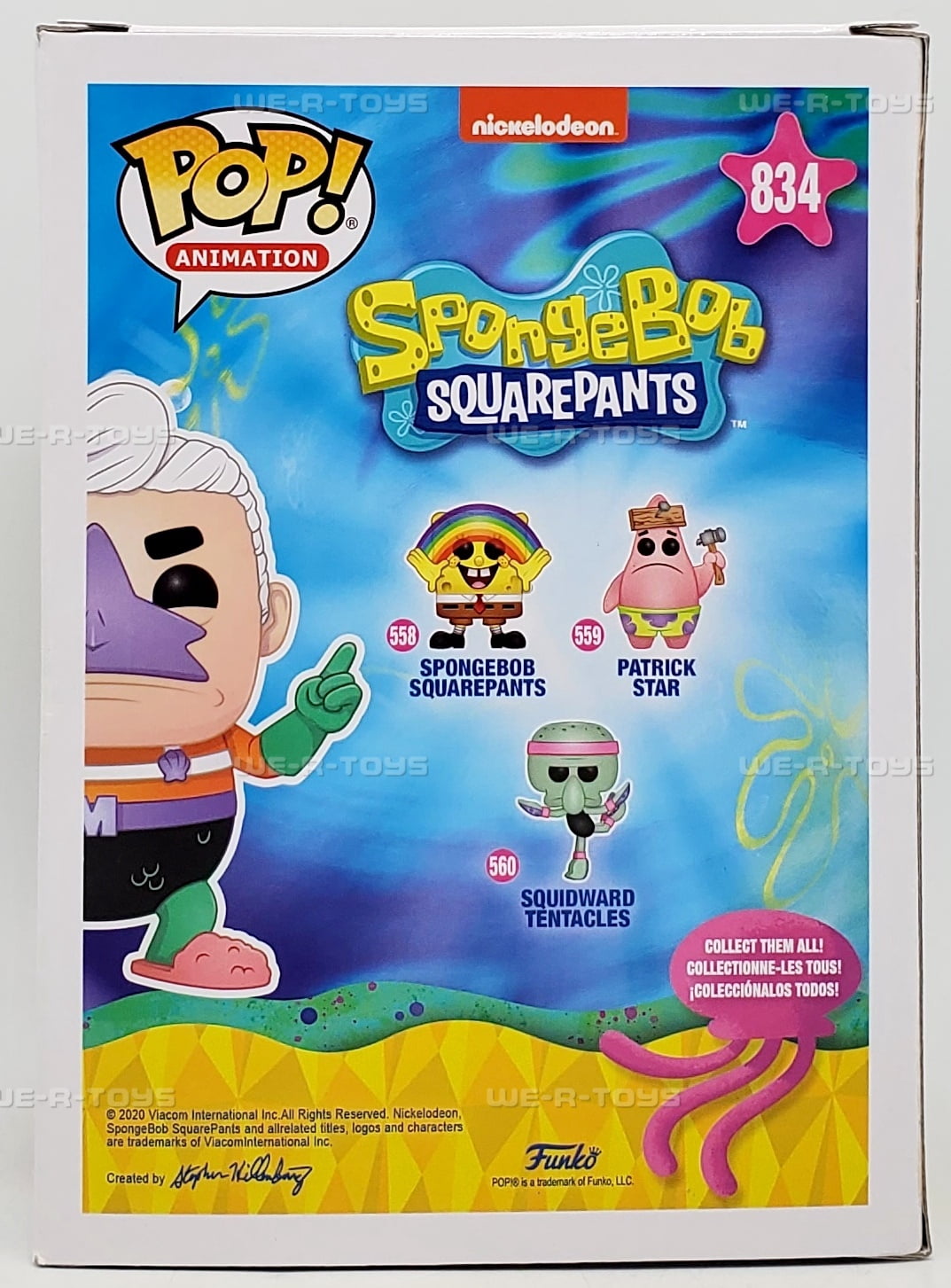 Funko POP Animation Spongebob Squarepants MermaidMan 834 Vinyl