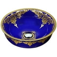 thumbnail image 5 of ANZZI Sauano 16.5" Bathroom High Tempered Glass Vessel Sink in Royal Blue, 5 of 5