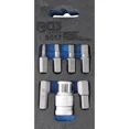 thumbnail image 1 of Juego de Puntas 3/8 Hexagonal con Adaptador 1/2 BGS 5017, 1 of 1
