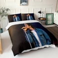 thumbnail image 1 of Michael Jackson Dancer Duvet Cover with Pillowcases Printed Musician Bedding with Zipper Closure Neck Cover, 1 of 5