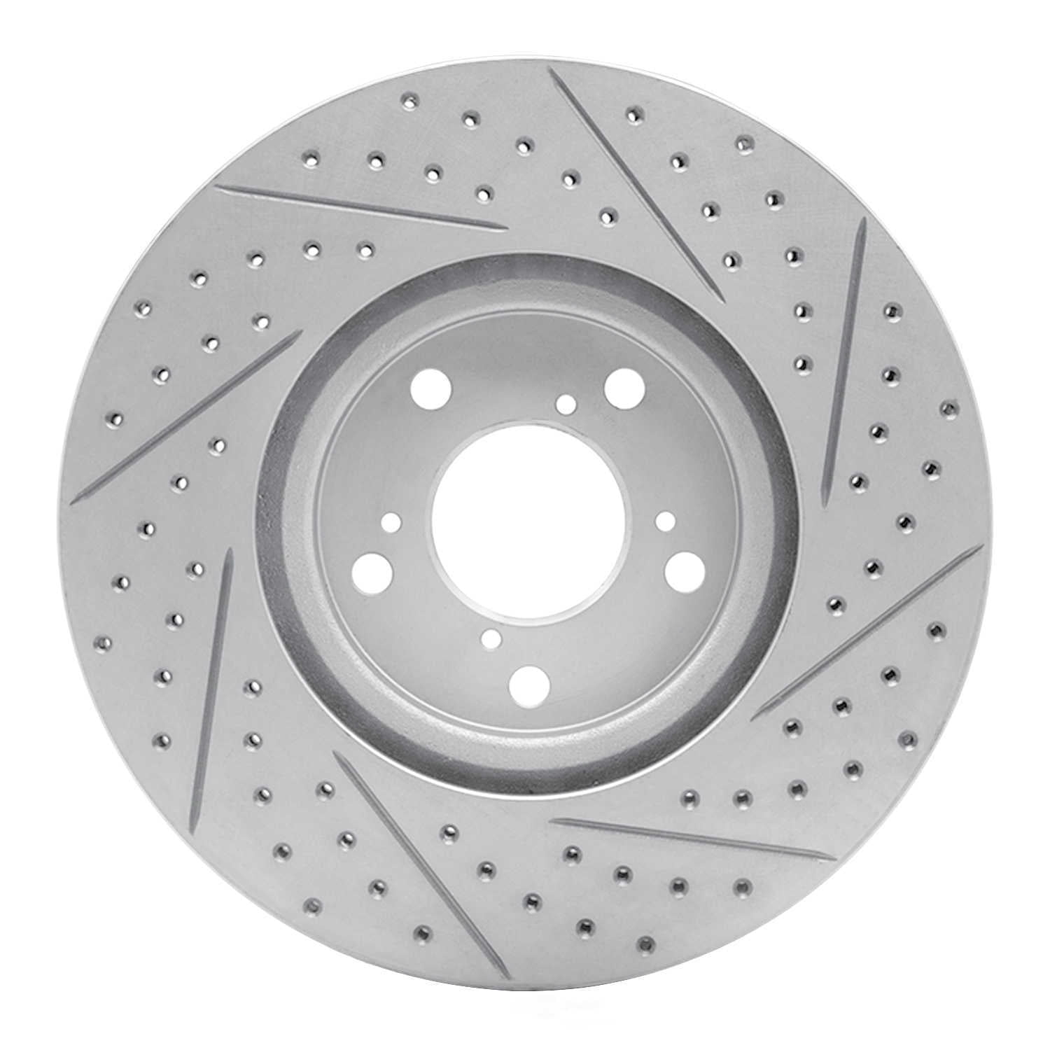 Dynamic Friction Company 830-59053L DFC Geoperformance Rotor - Drilled and Slotted