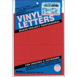 Permanent Adhesive Vinyl Letters 6 94/Pkg-White, 1 count - Harris Teeter