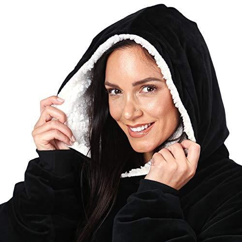 THE COMFY Original  Oversized Microfiber & Sherpa Wearable Blanket, Seen  On Shark Tank, One Size Fits All 