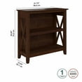 thumbnail image 4 of Bush Furniture Key West Petite Bibliothèque 2 en Cerisier Bing, 4 of 7