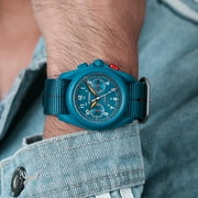 BODERRY Mens Field Watches Titanium Mechanical Chronograph Top Brand Wristwatch 100M Waterproof Clock Military Watch for Men