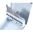 thumbnail image 3 of Accusize 1/16-1/4'' 13 Pcs Hss 6542 Straight Flute, Chucking Reamer Set, 5500-Se00, 3 of 10
