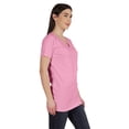 thumbnail image 2 of Inkmeso Long Length Notch Neck Top For Women Basic Cotton Tee Shirt w/ Pocket Patch Legging Top, 2 of 7