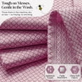 thumbnail image 2 of HEIRLOOM COMFORT Burgundy Wine Honeycomb Kitchen Towels 3 Pack, 16x26 Inch, 100% Cotton, Fast Dry, Ultra Absorbent, Soft & Washable Dish Cloths for Home, Restaurants, Cooking & Cleaning, 2 of 6