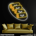 thumbnail image 2 of Craftnamesign Vietnamese Spring Roll Led Sign, Spring Roll Wall Art, Restaurant Decor, 2 of 4