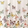 thumbnail image 3 of Lush Decor Flutter Butterfly Kids Nature Shower Curtain, 72x72, Pink, Single, 3 of 9