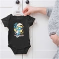 thumbnail image 5 of Smurfette Peace Love Flower Power Bodysuit Jumper Girls Infant Baby Brisco Brands NB, 5 of 6