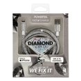 thumbnail image 3 of Liquipel Powertek iPad & iPhone Charger Cable, Fast Charging 6ft MFI Certified Lightning to USB Cord, Diamond Shine Silver, 3 of 7
