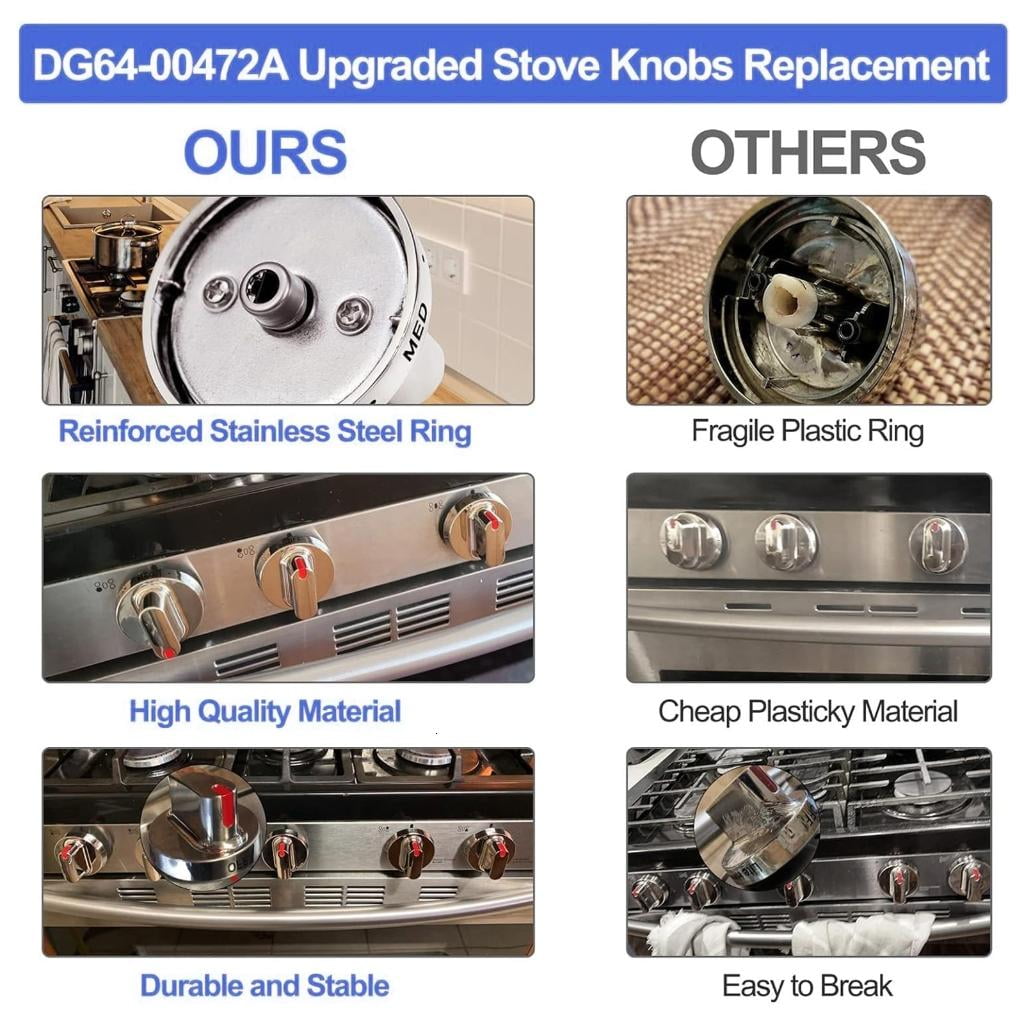 Burners Knob Top Control for FX510BGS XAA-02 XAA-01 XAA-00 Oven Gas Stove Knob