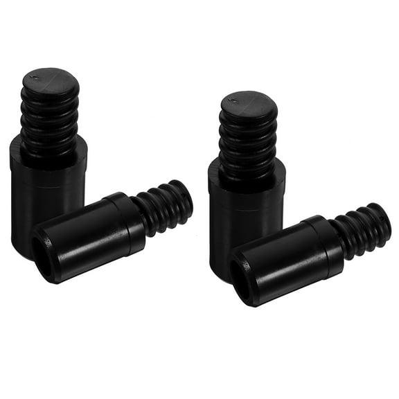 4Pcs Threaded Tip Replacement Extension Poles for Broom Handle Repair