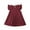 Wine red, variant on Bagilaanoe Toddler Baby Girl Summer Dress Sleeveless A-line Loose Dresses 6M 12M 24M 3T Kid Casual Swing Sundress