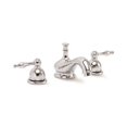 thumbnail image 2 of Wellington Ceramic Disc Bathroom Faucet With Teapot Style Handles Widespread Brushed Nickel, 2 of 2