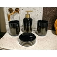 thumbnail image 2 of 4 Piece Ceramic Bathroom Accessory Set, Toothbrush Holder, Soap Dispenser, Tummbler and Soap Dish, 2 of 2