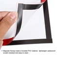 thumbnail image 3 of Unique Bargains A3 Magnetic Sign Holder, 4 Pack Magnetic Display Frame Self-Adhesive Picture Frame for Refrigerator, Red, 3 of 7