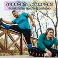 thumbnail image 4 of LOOIKOOS 3 Pairs Plus Size Compression Socks for Women, Breathable Athletic Socks(Multicolour,3XL), 4 of 7