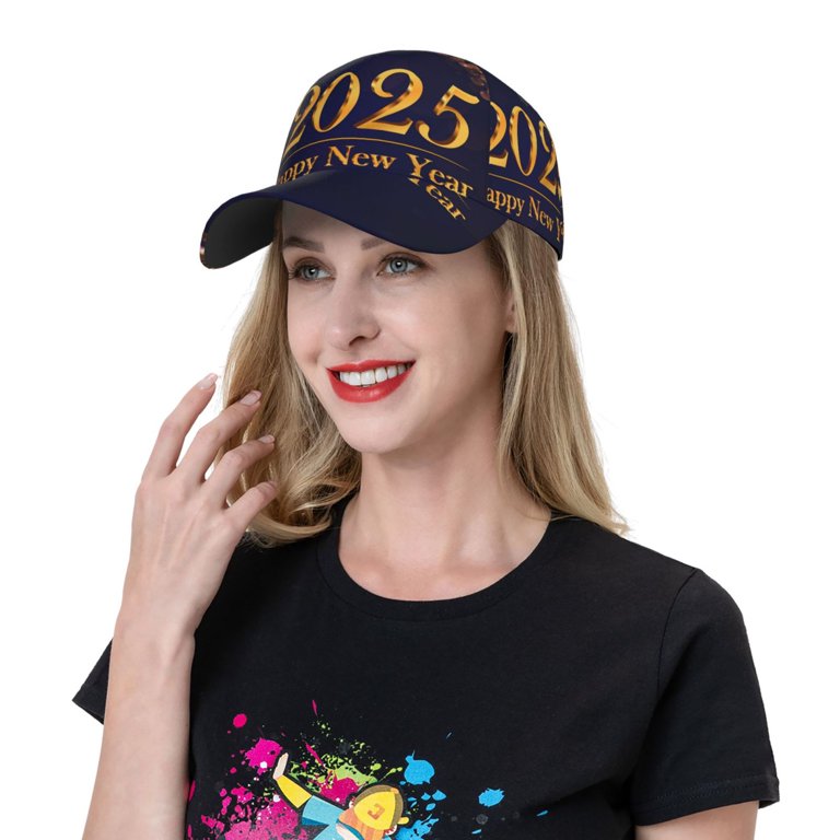 2025 Happy New Year 3 Baseball Caps - Adjustable Golf Dad  display picture 1