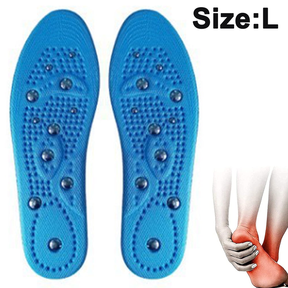 1 pair Massaging Insoles for Women and Man Therapy Massaging
