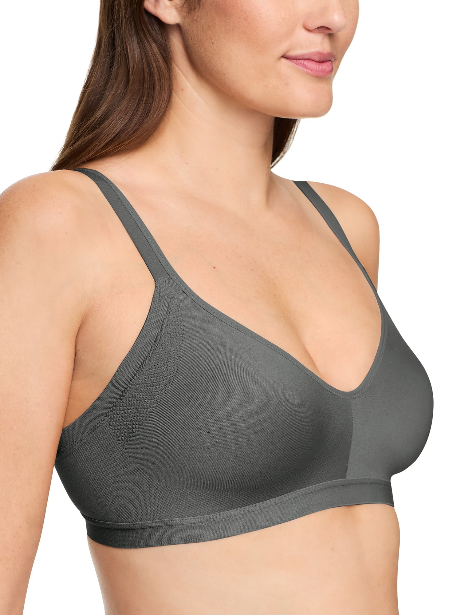 Warners Blissful Benefits Women's Underarm-Smoothing With Seamless Stretch Wireless Lightly Lined Comfort Bra, S-3X