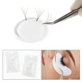 thumbnail image 1 of Lubelski Support de Palette en Silicone Transparent à Pois Ronds pour Extensions de Cils et Greffage, 1 of 7