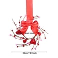 thumbnail image 3 of Gnwei Valentine's Day Heart Wreath Artificial Red Berries Heart Swag Kitchen Cabinet Wreaths Hanging Valentines Day Wreaths for Front Door Window Wedding Birthday Home Decoration, 3 of 9
