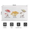 thumbnail image 5 of Mushroom Crystal Velvet Nonslip Floor Mat, Entryway Doormat Durable Low-Profile Mat Home Decor, Throw Rugs Washable Kitchen Bathroom Laundry Bedroom Living Room Door Mats 30x17in, 5 of 7