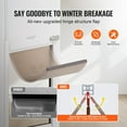 thumbnail image 2 of VEVOR Dog Door for Sliding Glass Door 75 7/8"-80 11/16" Adjustable Height XL, 2 of 10