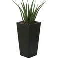 thumbnail image 3 of Luxenhome Stone Plant Pots, Large Planters for Indoor Outdoor Plants, 24" Tall Planter for Front Porch, Flower Pots, Planting Pot Used in Patio, Living Room, Macetas Para Plantas Interior Elegantes, 3 of 8