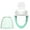 Mint, variant on Dr. Brown's Designed to Nourish, Fresh Firsts Silicone Feeder, Solid Food Feeding, Mint/Gray, 2 Pack