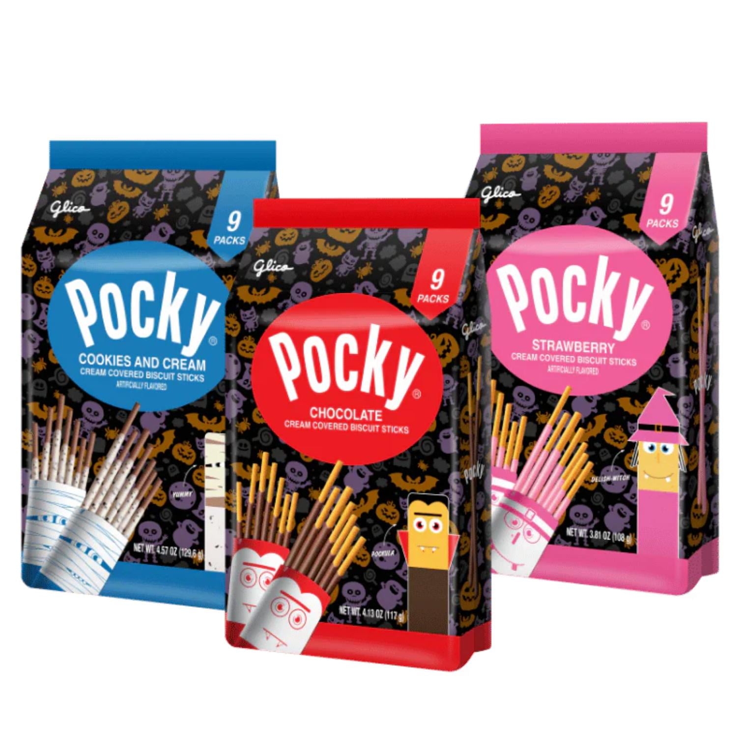 Glico Pocky Chocolate Cream Special Halloween Packaging 9-Packs