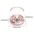 thumbnail image 3 of Oggfader Wireless Earbuds Bluetooth 5.3 Wireless Earphone Clip Type LED Intelligent Digital Display With Long Battery Life And High definition Microphone Bluetooth Earphones Pink, 3 of 7